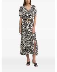 La Petite Francaise - Romuald Floral-Print Midi Dress - Lyst
