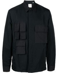 Paul Smith - Multi-pocket Pointed-collar Overshirt - Lyst