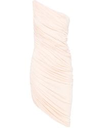 Norma Kamali - Diana Mini-Jurk Met Strik - Lyst