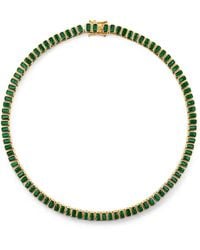 Lady D World - Emerald-Cut Crystal-Embellished Necklace - Lyst