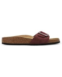 Birkenstock - Madrid Cushion Suede Slides - Lyst