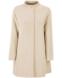 Herno - Overcoat With All-Over Sequins - Lyst