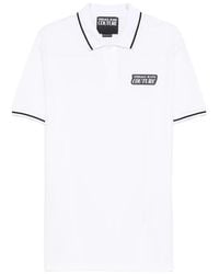 Versace Jeans Couture - Logo-Print Polo Shirt - Lyst