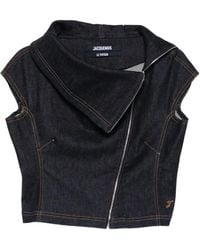 Jacquemus - Asymmetrisches Oberteil mit Reißverschluss - Lyst