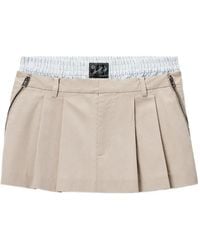 Alexander Wang - Pleated Zip-Detail Skort - Lyst