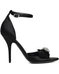 Balenciaga - Avenue Rhinestone-Embellished Bow Sandals - Lyst