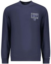 Tommy Hilfiger - Logo-Print Cotton Sweatshirt - Lyst