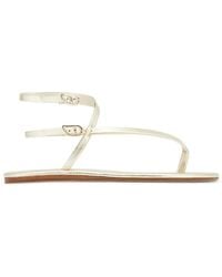 Ancient Greek Sandals - Kallisti Leather Flat Sandals - Lyst