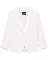 Giorgio Armani - Shawl-Lapel Single-Breasted Blazer - Lyst