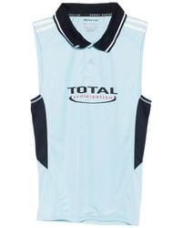 Martine Rose - Shrunken Football Collared Sleeveless Polo Shirt - Lyst