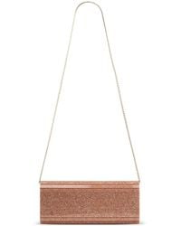 Jimmy Choo - Sweetie Glitter-Effect Clutch Bag - Lyst