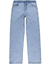 Christopher Esber Deconstruct straight-leg jeans - Blau