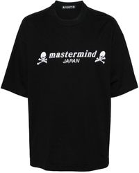 Mastermind Japan - Katoenen T-shirt Met Doodskopprint - Lyst