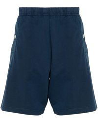 Stone Island - Marina Cotton Bermuda Shorts - Lyst