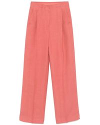 Antonelli - Broek Met Geplooid Detail - Lyst