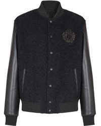 Balmain - Varsity Bomber Jacket - Lyst