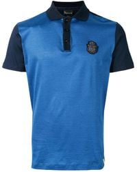 Billionaire - Poloshirt mit Logo-Patch - Lyst