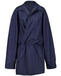 Balenciaga - Mini Shirt Dress - Lyst
