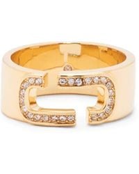 Marc Jacobs - Pave Band Ring - Lyst