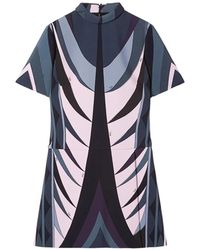 PUCCI - Flared Jurk Met Print - Lyst