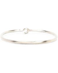 Werkstatt:münchen - Side Hook Twisted Bangle - Lyst