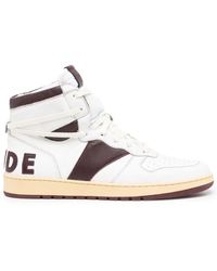 Rhude - Logo High-Top Sneakers - Lyst