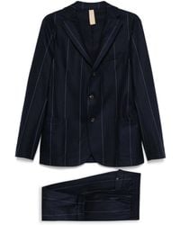 Eleventy - Blazer Monopetto A Righe - Lyst