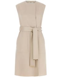 Agnona - Belted Cashmere Vest - Lyst