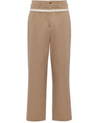 Maison Margiela - Checked Waistband Regular Trousers - Lyst