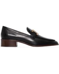Tod's - Leather Heel Loafers - Lyst