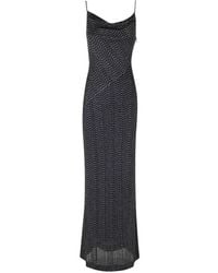 Missoni - Vestido Largo De Viscosa De Lamé Con Capucha - Lyst