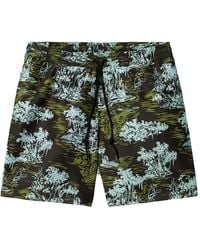 Carhartt - Slater Graphic-Print Swim Shorts - Lyst
