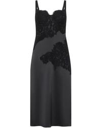 L'Agence - Robe Mi-Longue Senna - Lyst