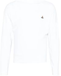 Vivienne Westwood - T-Shirt En Coton À Ornements Orb - Lyst