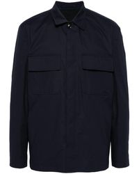 Lardini - Flap-pocket Cotton Shirt Jacket - Lyst