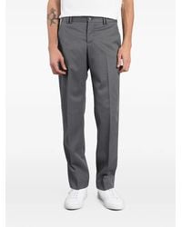 PT Torino - Pressed-Crease Tailored Trousers - Lyst