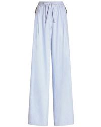 Dolce & Gabbana - Striped Poplin Trousers - Lyst