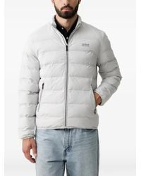 Guess - Quilted High-Neck Jacket - Lyst