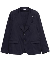 Manuel Ritz - Peak-Lapel Button-Fastening Blazer - Lyst