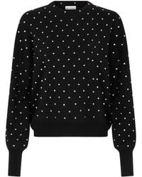 Rabanne - Crystal-Embellished Wool Jumper - Lyst