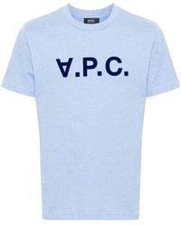 A.P.C. - Camiseta Con Logo - Lyst