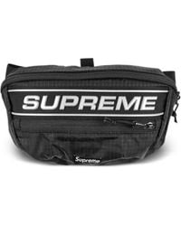 Supreme - Logo-Print Belt Bag - Lyst