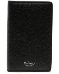 Mulberry - Logo-Stamp Leather Card Holder - Lyst