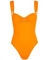 Away That Day - Cannes Ruched Swimsuit - Lyst