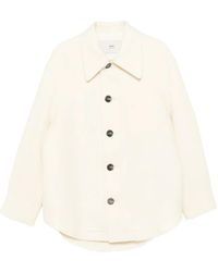 Ami Paris - Point-Collar Shirt Jacket - Lyst