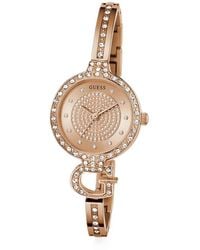 Guess - Giselle Crystal Bezel 28Mm Watch - Lyst