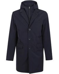 Herno - Mantel mit Kapuze - Lyst
