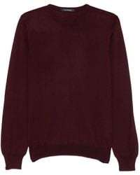 Tagliatore - Crew-Neck Virgin-Wool Sweater - Lyst
