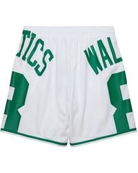 Mitchell & Ness - Antoine Walker Boston Celtics Maxxed Out Fashion Shorts - Lyst