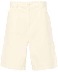 A.P.C. - Twill Cotton Shorts - Lyst